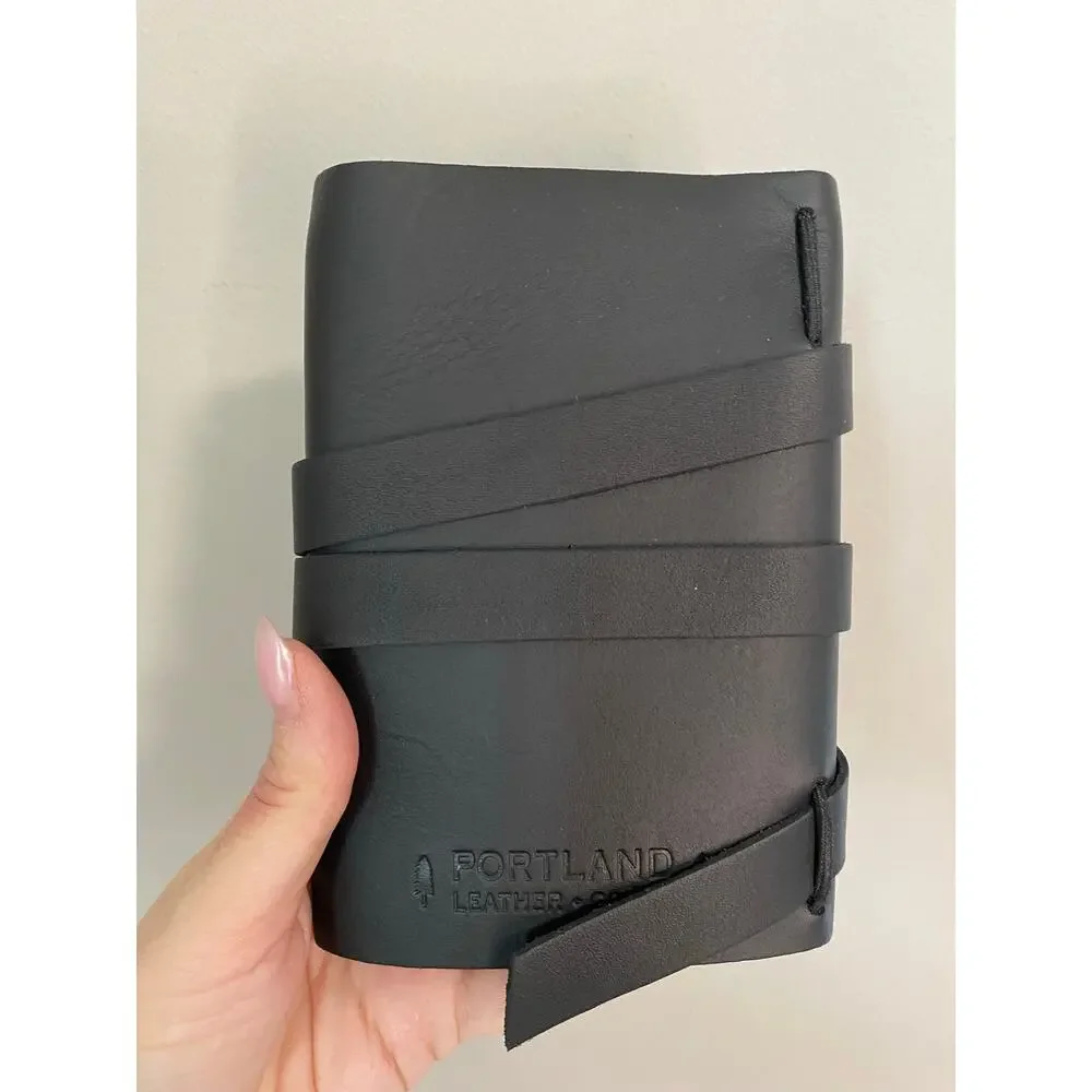 Portland Leather Goods Handmade Leather Wrap Journal Cover